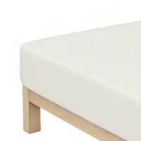 NAPENJALNA RJUHA 140-160/190-200 cm  - sivobela, Konvencionalno, tekstil (140-160/190-200cm) - Schlafgut