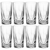 GLÄSERSET Il Mondo 8-teilig  - Klar, Design, Glas (18,4/16,9/9,3cm) - Leonardo