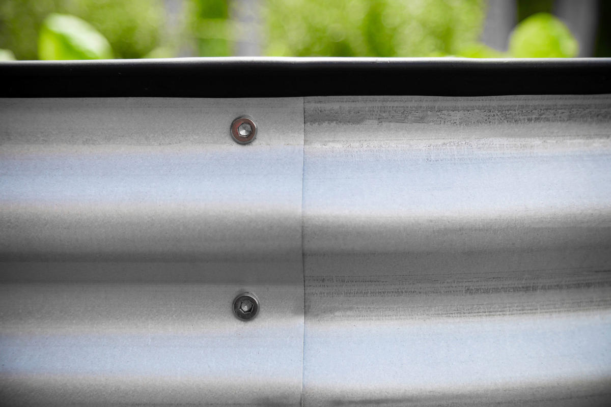 HOCHBEET 160/82/80 cm  - Silberfarben, Basics, Metall (160/82/80cm)