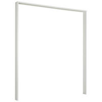 PASSEPARTOUTRAHMEN 183/204/12 cm  - Weiß, KONVENTIONELL, Holzwerkstoff (183/204/12cm) - MID.YOU