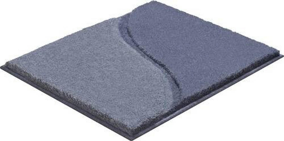 BIDET-VORLEGER Manta Grau 50/60 cm  - Grau, Basics, Kunststoff/Textil (50/60cm) - Grund