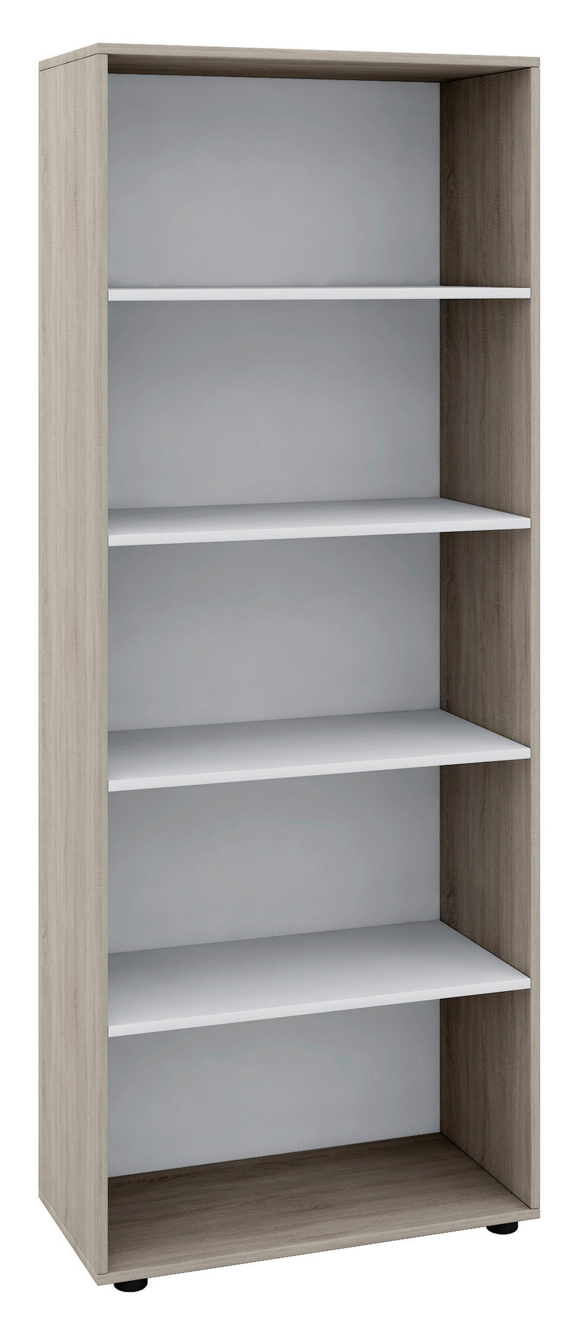 MEHRZWECKSCHRANK  in Sonoma Eiche  - Schwarz/Sonoma Eiche, Design, Holzwerkstoff/Kunststoff (70/178/37cm) - MID.YOU
