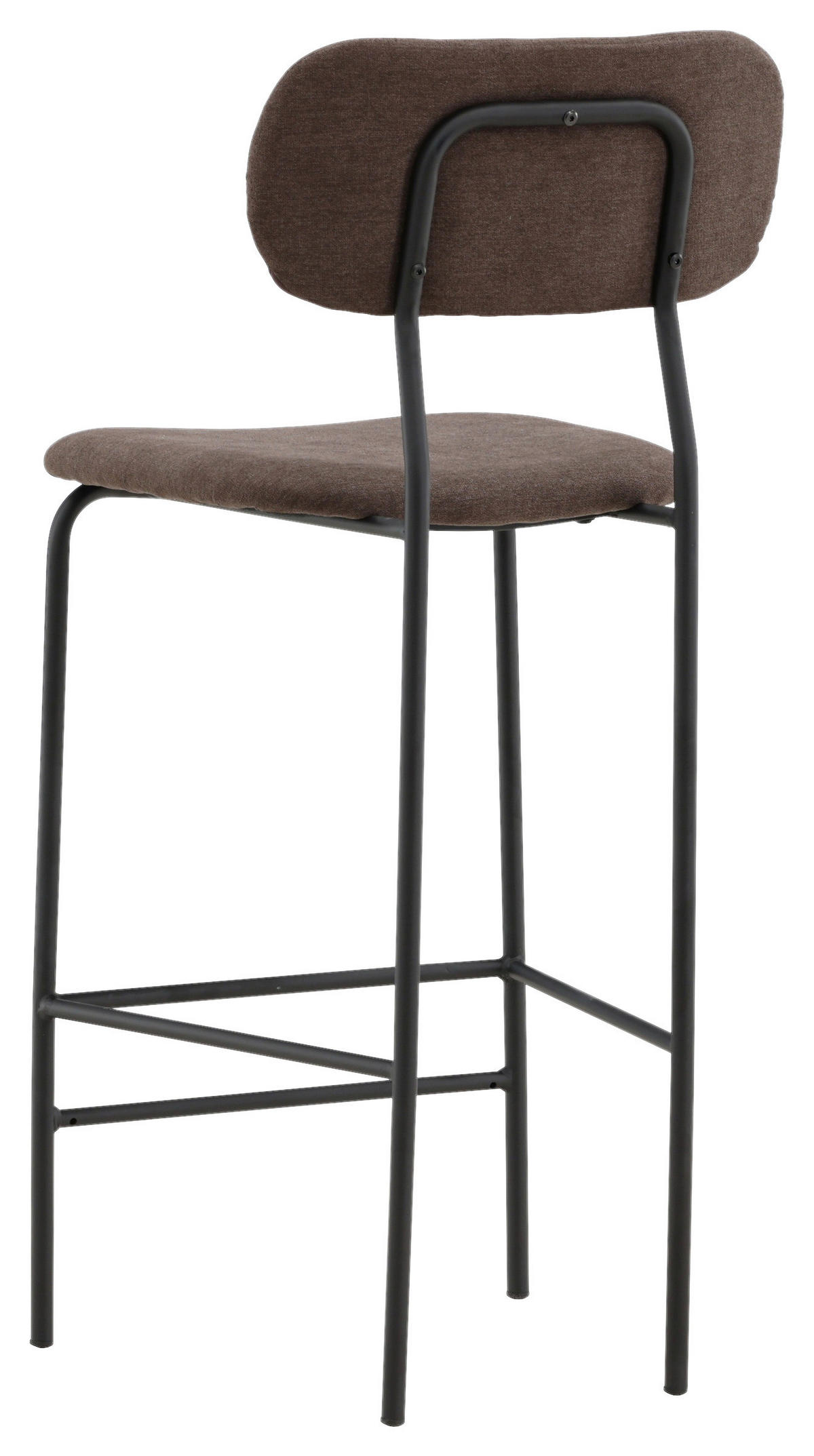 BARHOCKER-SET in Braun  - Braun, Design, Textil/Metall (47/105/49cm) - Livetastic