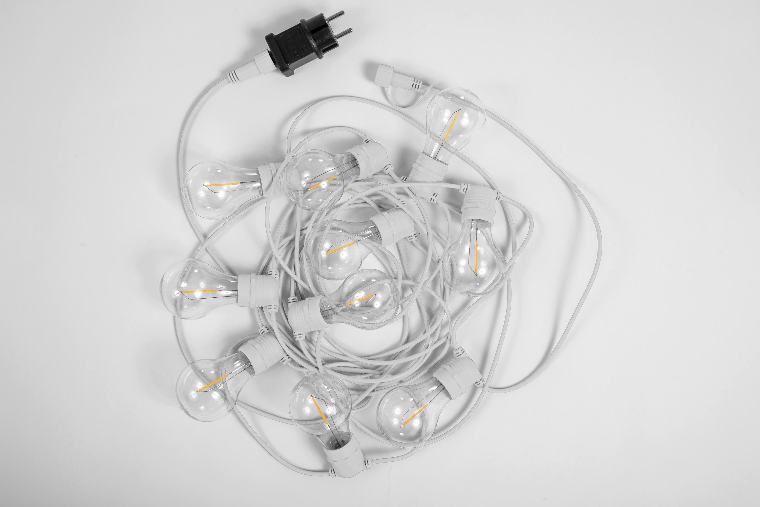 LED-AUßENLEUCHTE 800 cm   - Weiß, Basics, Kunststoff (800cm) - New Garden