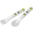 KINDERBESTECK - Weiß/Grün, Trend, Kunststoff (13,5cm) - My Baby Lou KINDERBESTECK - Weiß/Grün, Trend, Kunststoff (13,5cm) - My Baby Lou