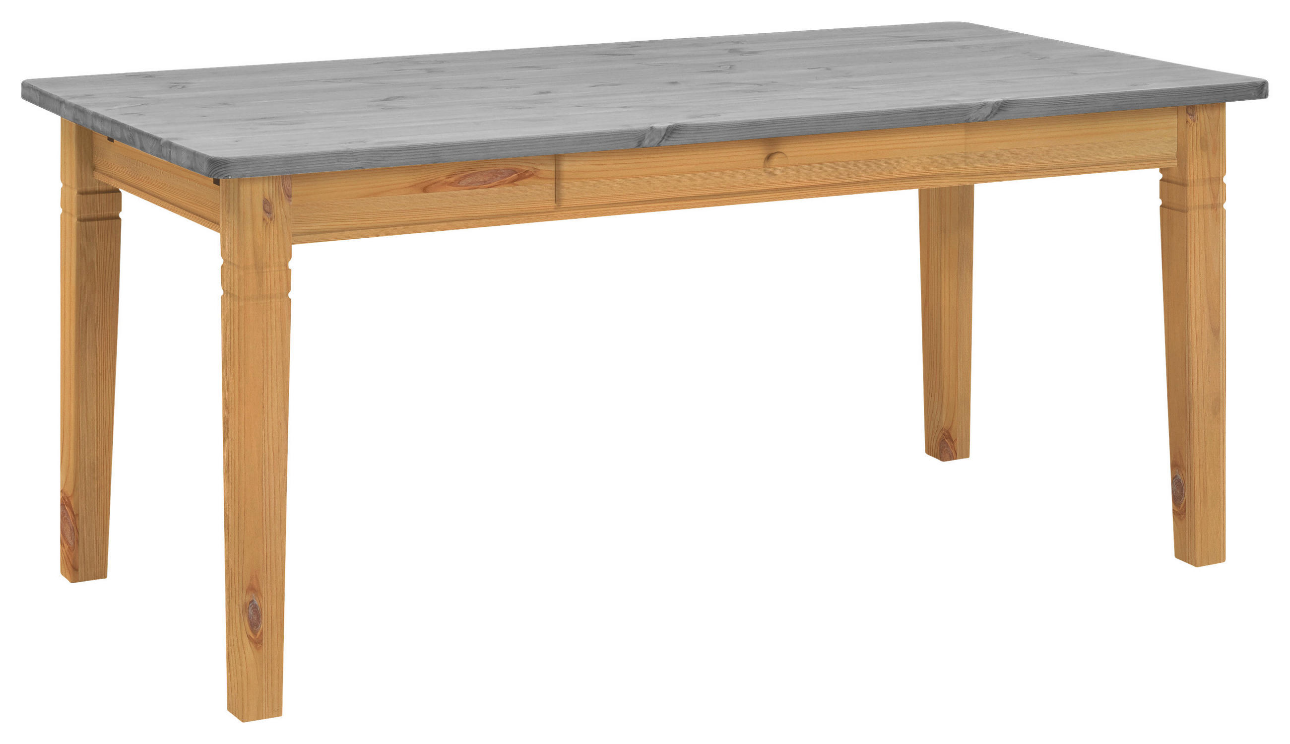 Boxxx Esstisch Grau, Laugenfarbig 90x78x180 cm
