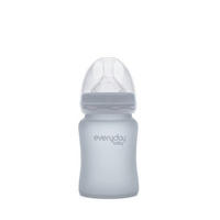 DJEČJA BOCA  150 ml     - tamno siva, Basics, staklo (6,5/17,9/6,7cm) - Everyday Baby