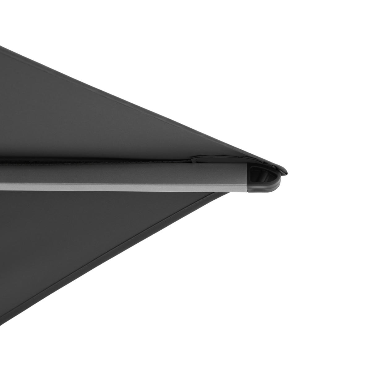 AMPELSCHIRM 350x260 cm Anthrazit  - Anthrazit/Silberfarben, Basics, Textil/Metall (350/260cm) - Doppler