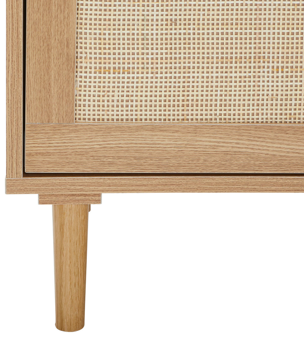 GARDEROBENSCHRANK  in 80/190/40 cm  - Schwarz/Naturfarben, Natur, Holz/Holzwerkstoff (80/190/40cm) - MID.YOU