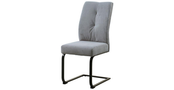 SCHWINGSTUHL  Stoffauswahl Cord  - Schwarz/Grau, Design, Textil/Metall (44/99/62cm) - Carryhome