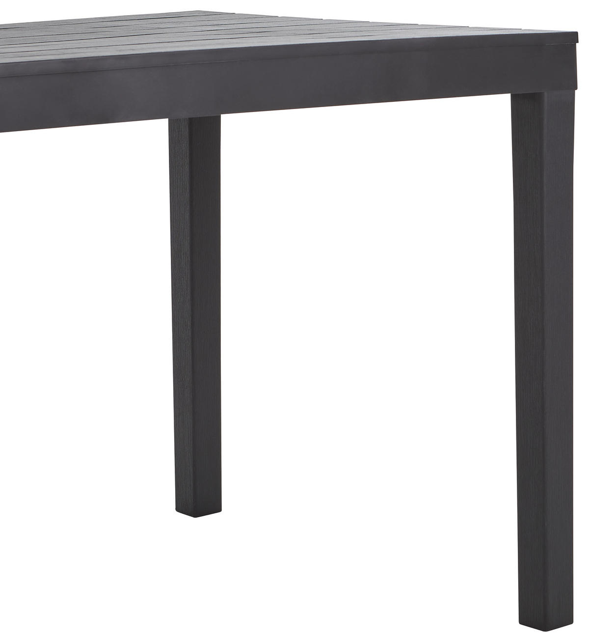 GARTENTISCH 138/72/78 cm Kunststoff rechteckig  - Anthrazit, MODERN, Kunststoff (138/72/78cm) - Ambia Garden