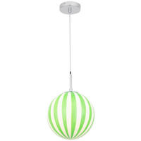 HÄNGELEUCHTE 25/120 cm   - Weiß/Grün, Design, Glas/Metall (25/120cm) - Collet's Monde