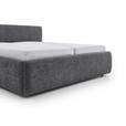 POLSTERBETT Bettkasten, Lattenroste Grau 180/200 cm  - Birkefarben/Buchefarben, Design, Holz/Textil (180/200cm) - Xora