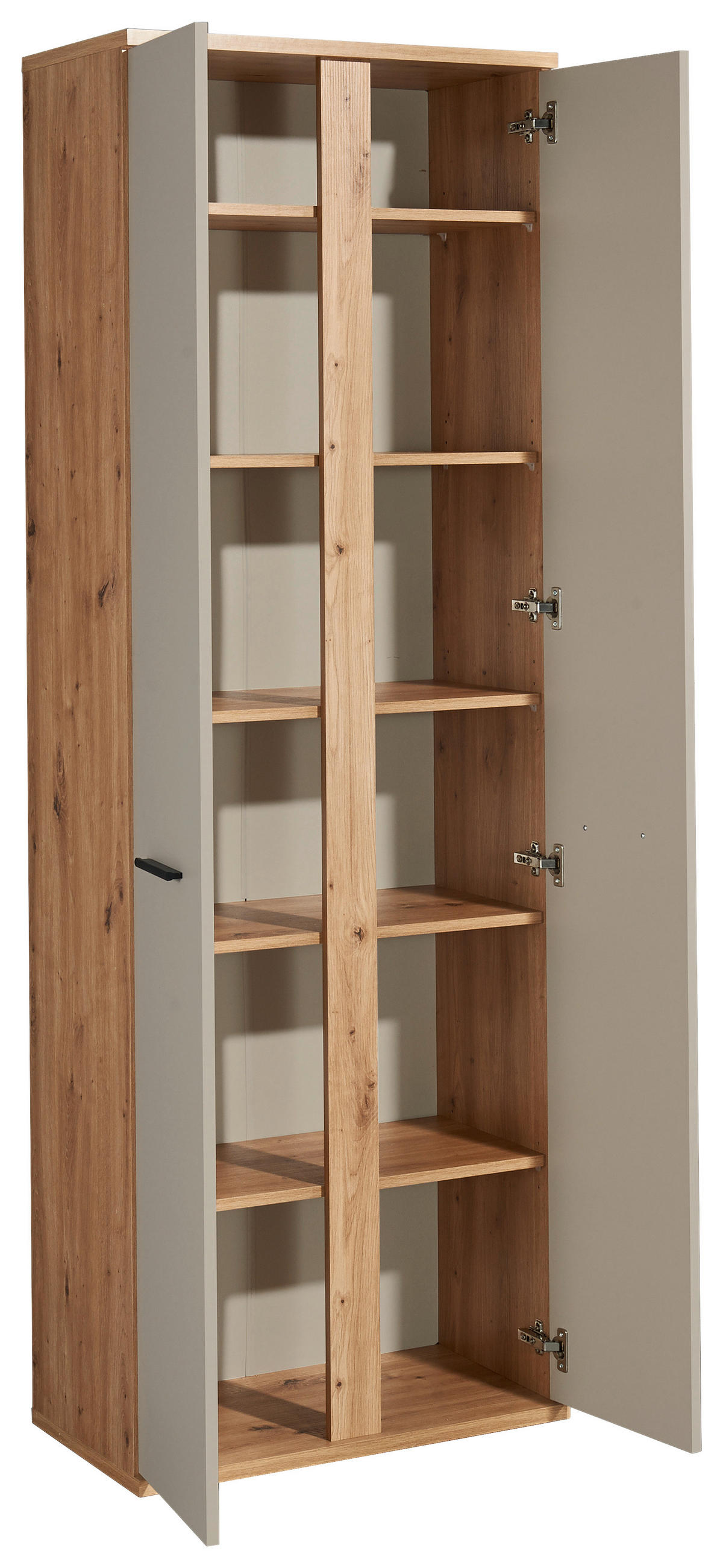 AKTENSCHRANK 68/200/38 cm  - Kaschmir/Eiche Artisan, MODERN, Holzwerkstoff (68/200/38cm) - MID.YOU