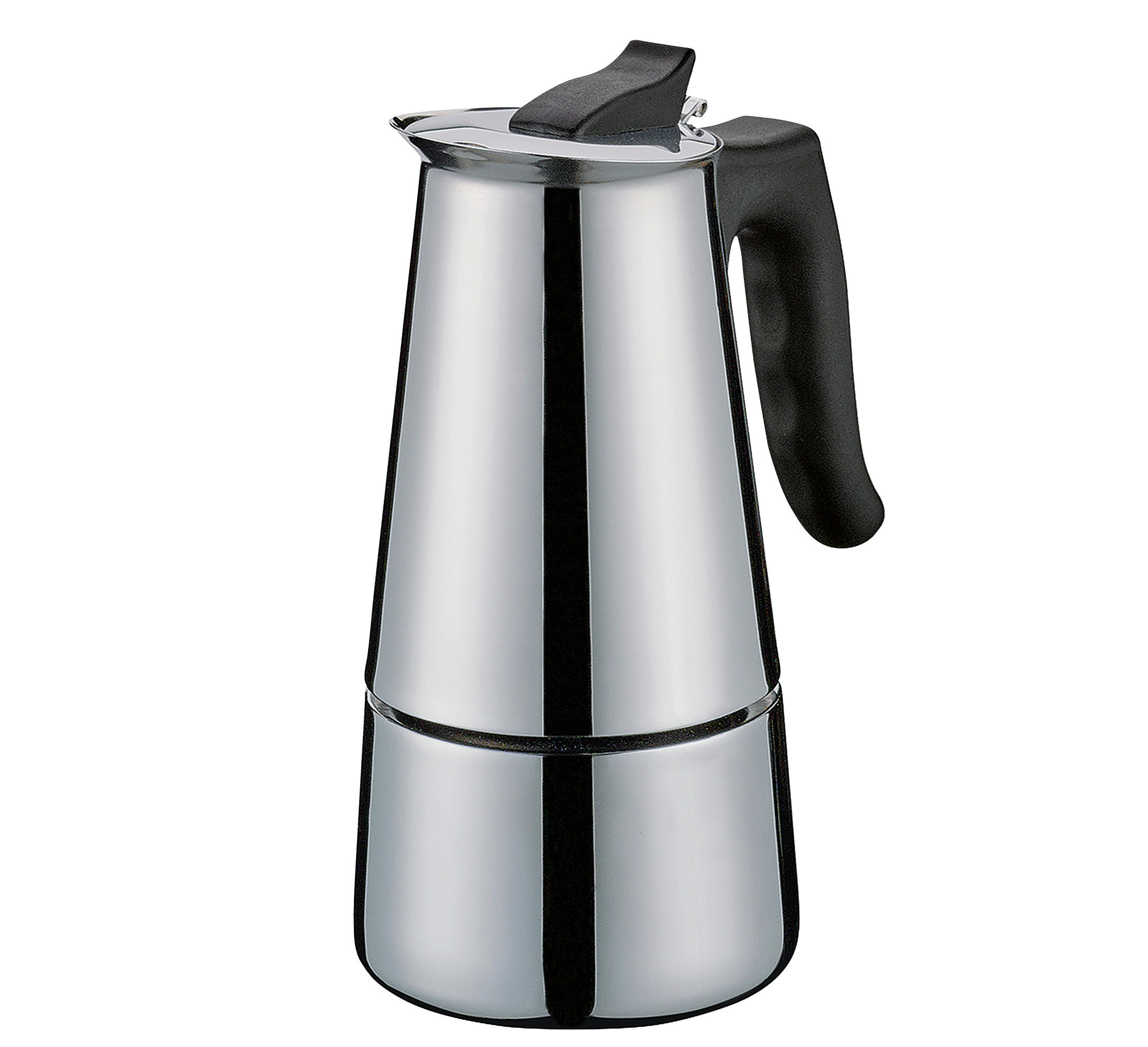 ESPRESSOKOCHER  - Silberfarben, Basics, Kunststoff/Metall (8,5/16,5cm) - Cilio