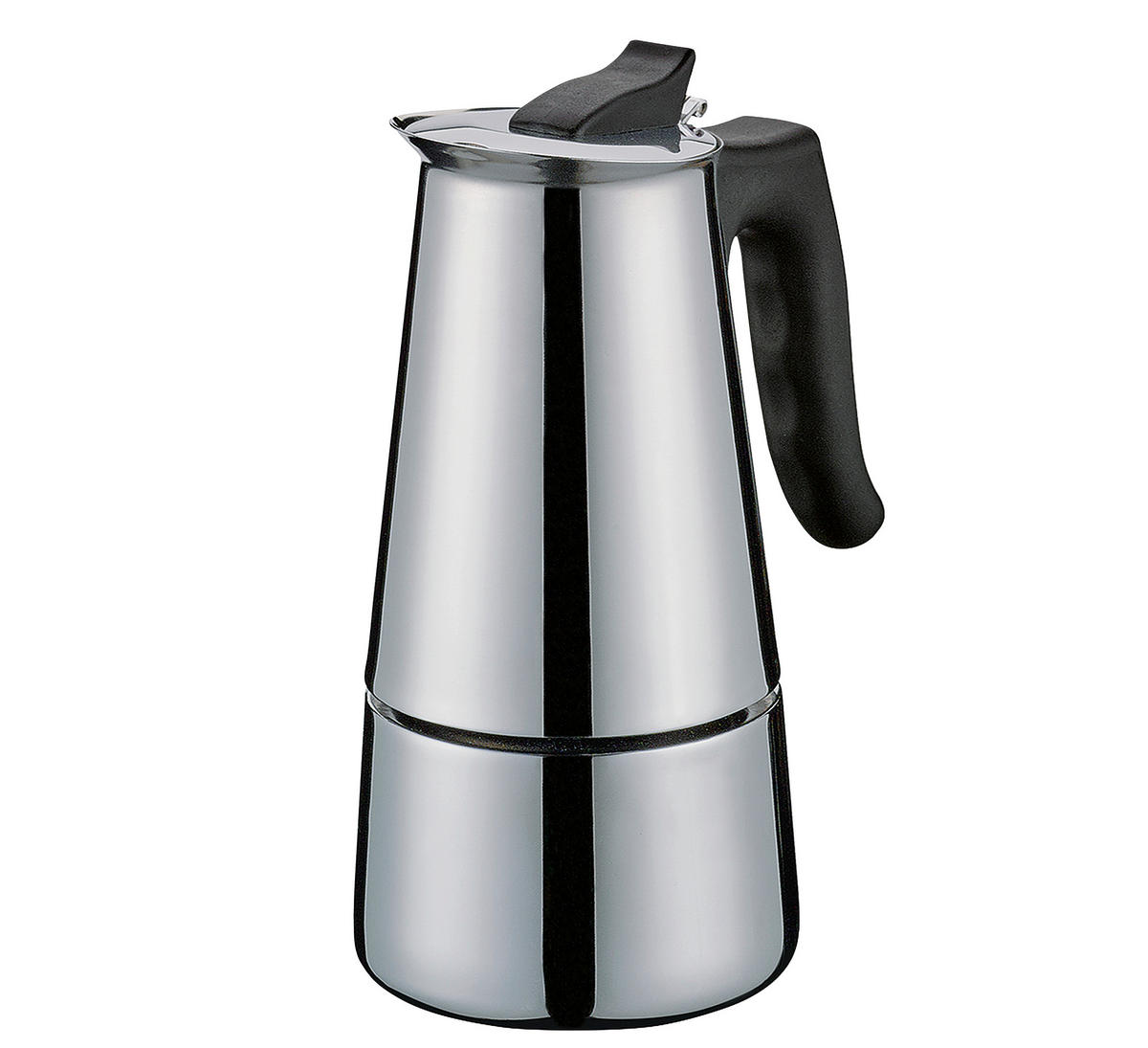 ESPRESSOKOCHER  - Silberfarben, Basics, Kunststoff/Metall (8,5/16,5cm) - Cilio