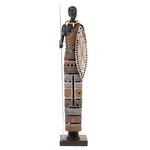 SKULPTUR - Silberfarben/Goldfarben, LIFESTYLE, Kunststoff (12/57/11,5cm) - Ambia Home