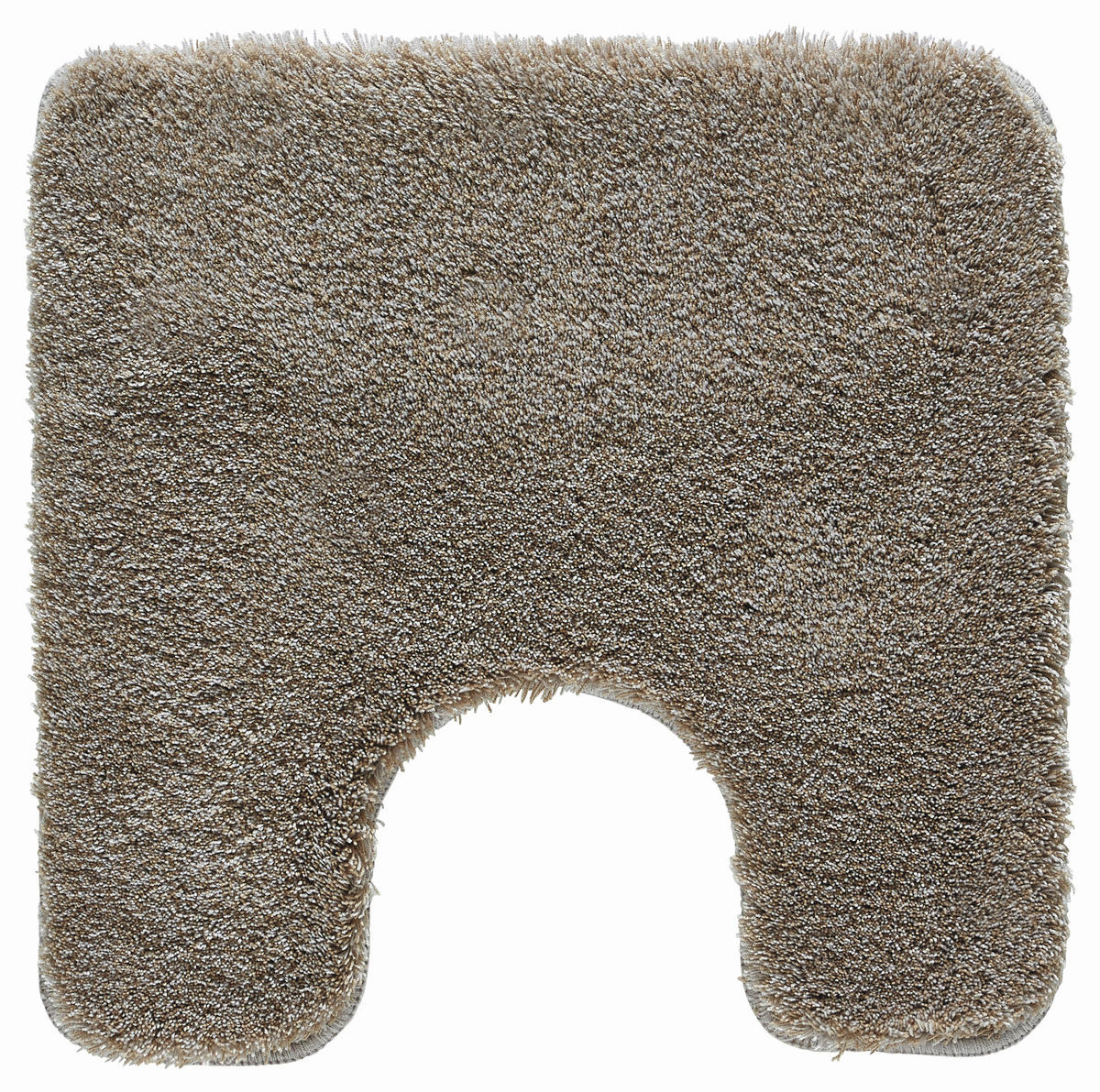 WC-VORLEGER Taupe 55/55 cm  - Taupe, Basics, Kunststoff/Textil (55/55cm) - Kleine Wolke