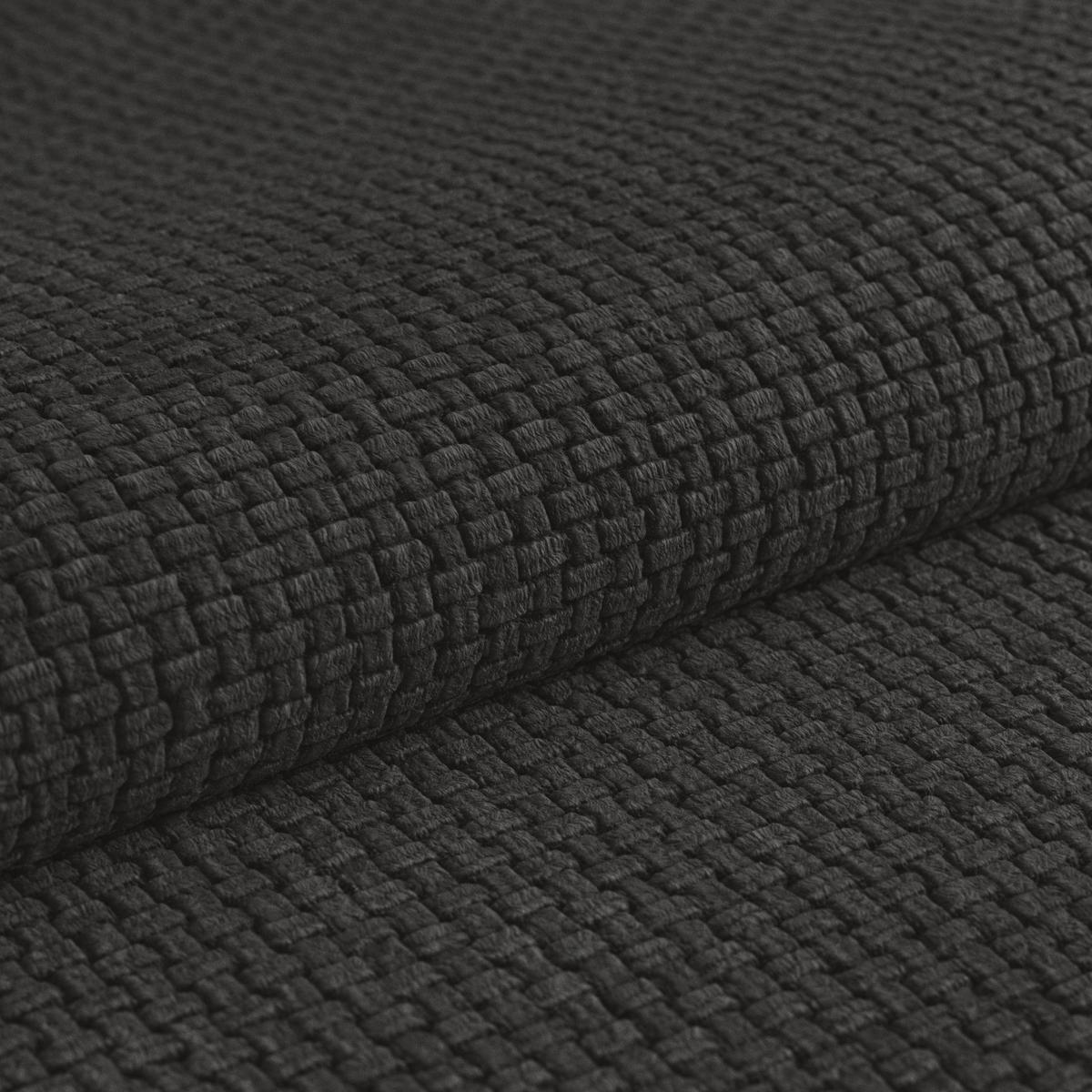 SCHLAFSOFA  mit Stoffauswahl Webstoff Graphitfarben  - Schwarz/Graphitfarben, MODERN, Holz/Textil (245/74-90/104cm) - MID.YOU