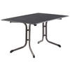 GARTENTISCH Holzwerkstoff Anthrazit, Grau rechteckig  - Anthrazit/Grau, MODERN, Holzwerkstoff/Metall (140/90/73cm) - Sieger