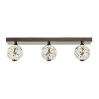 LED-TAKLAMPA 7,5 W  - kromfärg, Trend, metall/glas (76cm) - Ambiente