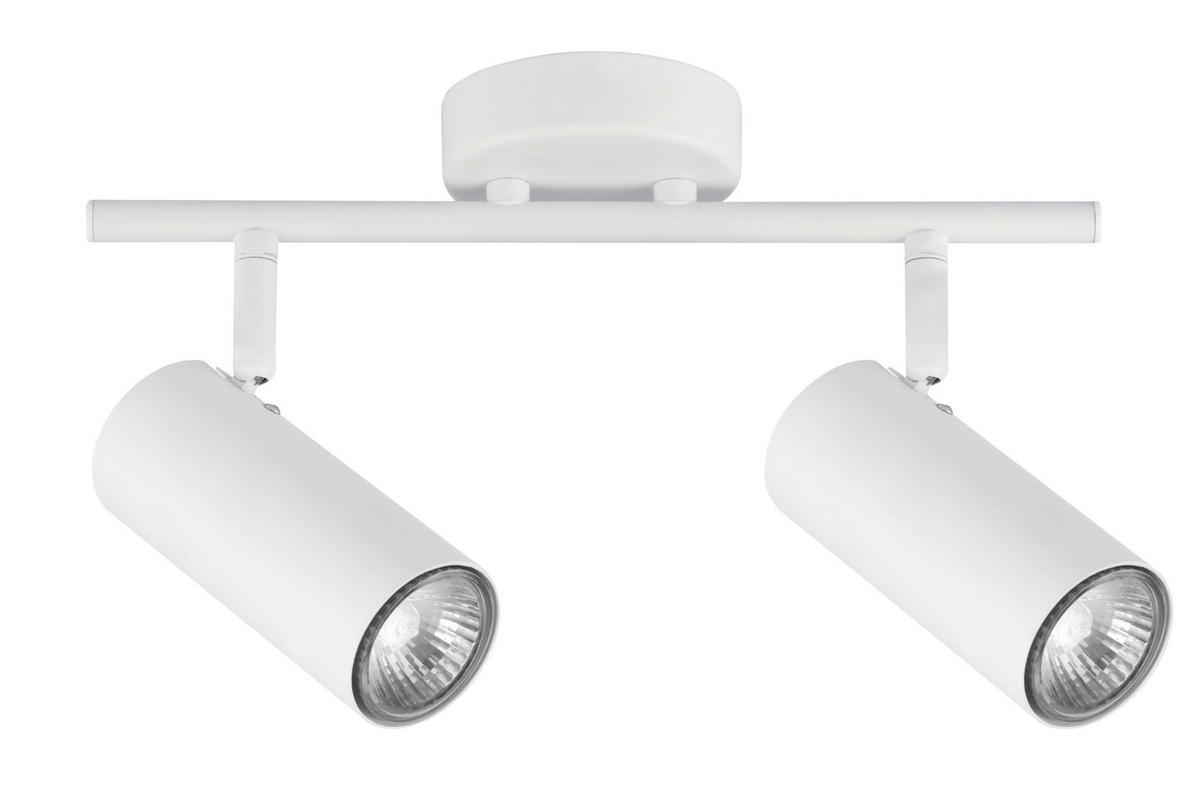 DECKENSTRAHLER 36/9/18 cm  - Weiß, Design, Metall (36/9/18cm)