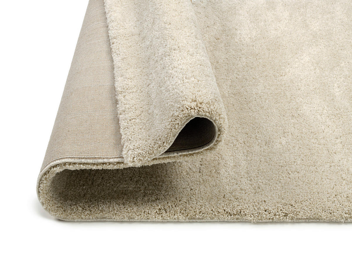 HOCHFLORTEPPICH 120/170 cm Longo Creme, Beige  - Beige/Creme, Design, Textil (120/170cm) - Novel