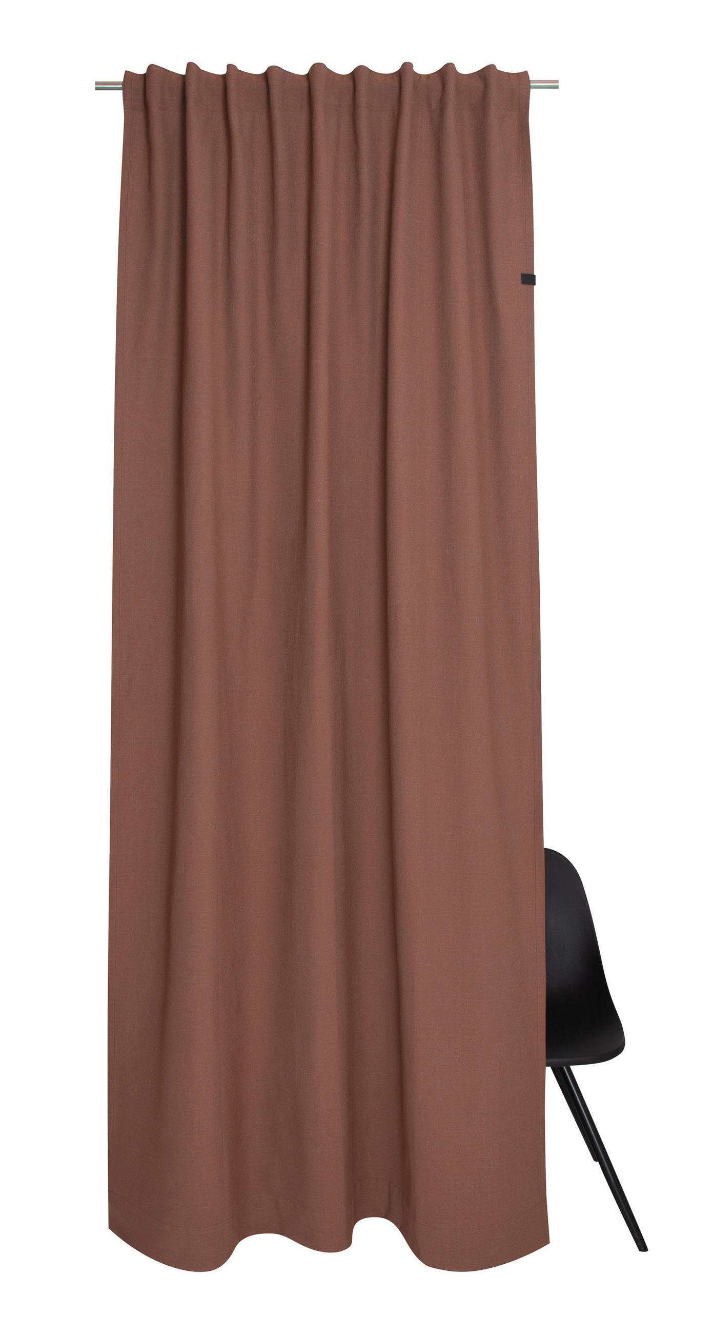 FERTIGVORHANG blickdicht  - Rotbraun, Basics, Textil (130/250cm) - Schöner Wohnen