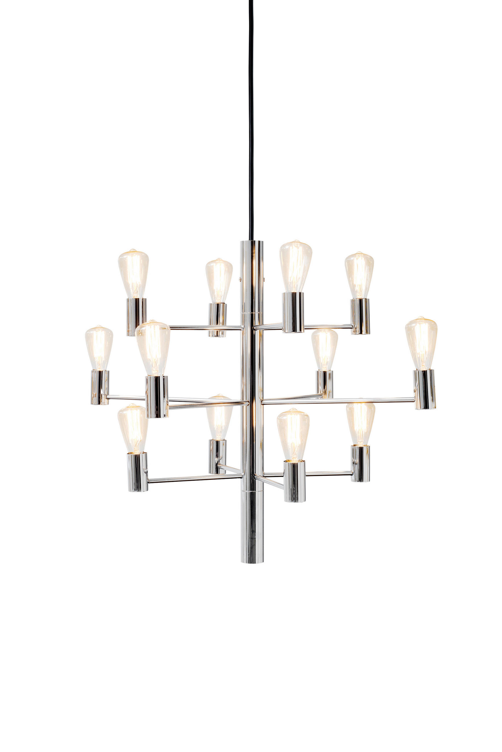 LED-HÄNGELEUCHTE Manola 60/50 cm   - Chromfarben, KONVENTIONELL, Metall (60/50cm) - Belid