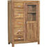VITRINE Sheesham massiv Sheeshamfarben - Sheeshamfarben/Naturfarben, LIFESTYLE, Holz (95/147/45cm) - LANDSCAPE