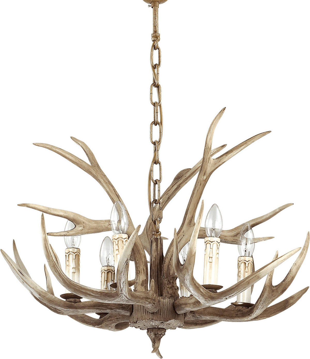 HÄNGELEUCHTE 67/65/130 cm  - Braun, Natur, Kunststoff/Metall (67/65/130cm) - Ideal Lux