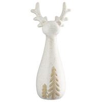 WEIHNACHTSFIGUR - Beige, LIFESTYLE, Keramik (10/23,7/7,5cm)