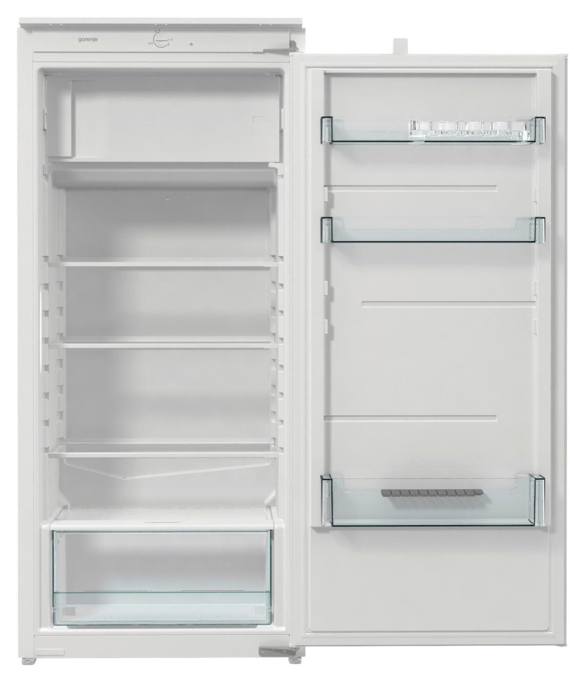 KÜHL-GEFRIER-KOMBINATION RBI412EE1  - Weiß, Basics, Metall (54/122,5/54,5cm) - Gorenje