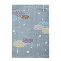 KINDERTEPPICH 80/150 cm Lucky 3611 Grau  - Grau, Trend, Textil (80/150cm)