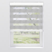 DOPPELROLLO 180/175 cm  - Hellgrau, KONVENTIONELL, Kunststoff (180/175cm)