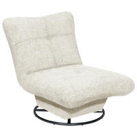SESSEL in Webstoff Beige  - Beige/Schwarz, Konventionell, Textil/Metall (96/75/93cm) - MID.YOU