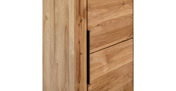 GARDEROBENSCHRANK  in 60/199/40 cm  - Eichefarben/Schwarz, KONVENTIONELL, Holz/Holzwerkstoff (60/199/40cm) - Carryhome