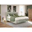 BOXSPRINGBETT 160/200 cm  in Hellgrün  - Eichefarben/Hellgrün, Design, Holz/Textil (160/200cm) - Esposa