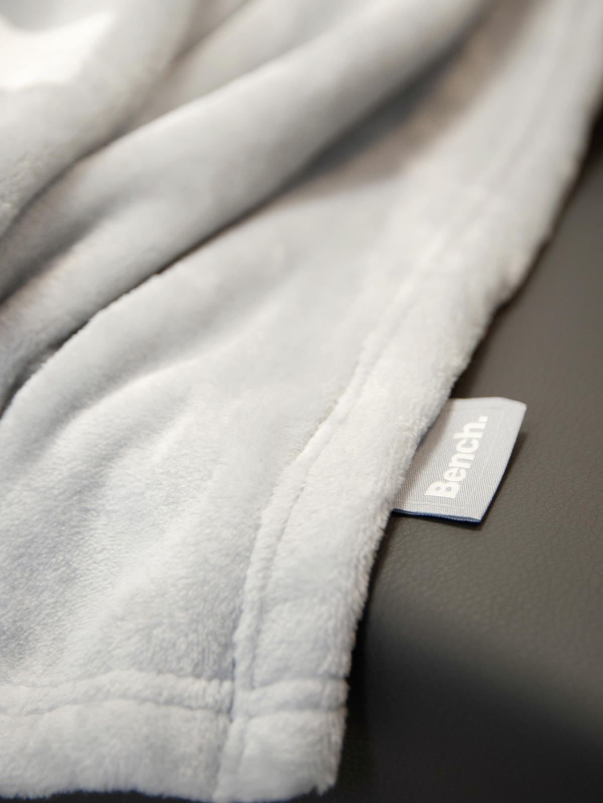 WOHNDECKE 150/200 cm  - Weiß/Grau, KONVENTIONELL, Textil (150/200cm) - Bench