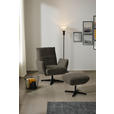 SESSEL in Teddystoff Dunkelbraun  - Dunkelbraun/Schwarz, Design, Textil/Metall (60/94/86cm) - Dieter Knoll