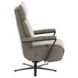 RELAXSESSEL in Textil Beige  - Beige/Schwarz, Design, Textil/Metall (68/117/85cm) - Cantus