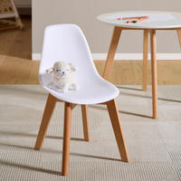 KINDERSTUHL - Buchefarben/Weiß, Trend, Holz/Kunststoff (31/57/38cm) - My Baby Lou
