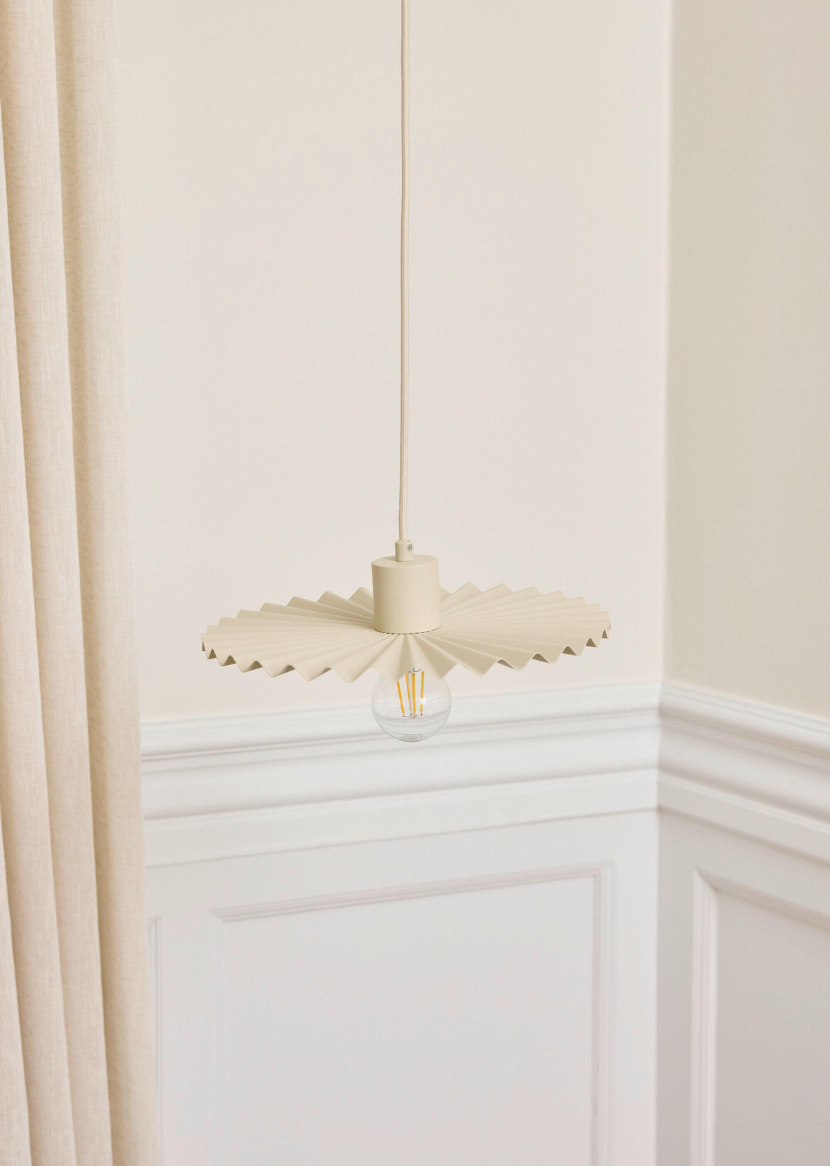 HÄNGELEUCHTE 29.5/110 cm  - Beige, Basics, Metall (29.5/110cm) - Osram