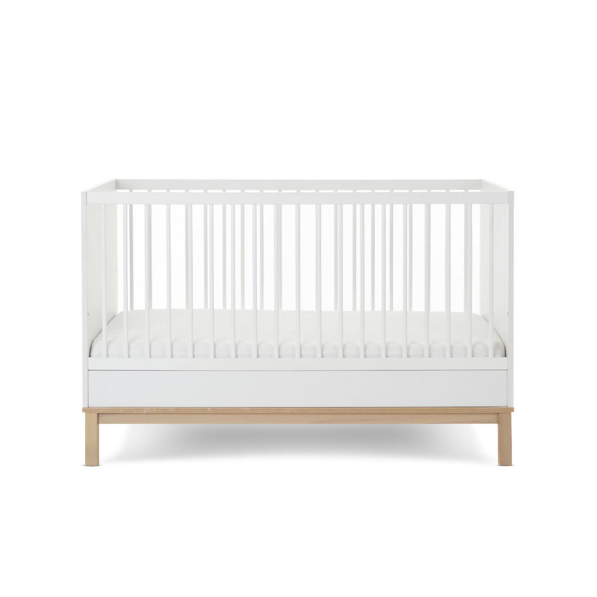 GITTERBETT Astrid 140/70 cm  - Naturfarben/Weiß, Basics, Naturmaterialien/Holz (140/70cm) - FAKTUM