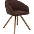 STUHL in Holz, Metall, Textil Braun, Eichefarben - Eichefarben/Braun, Design, Holz/Textil (62/81/56cm) - Dieter Knoll STUHL in Holz, Metall, Textil Braun, Eichefarben - Eichefarben/Braun, Design, Holz/Textil (62/81/56cm) - Dieter Knoll