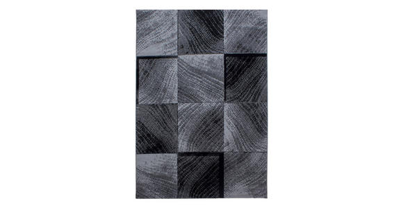 WEBTEPPICH 140/200 cm Plus Schwarz  - Schwarz, Basics, Textil (140/200cm) - Novel