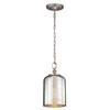 HÄNGELEUCHTE Elstead Hounslow 16.5/48.3 cm   - Edelstahlfarben, KONVENTIONELL, Metall (16.5/48.3cm) - Elstead Lighting