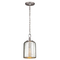 HÄNGELEUCHTE 16.5/48.3 cm    - Edelstahlfarben, Konventionell, Metall (16.5/48.3cm) - Elstead Lighting