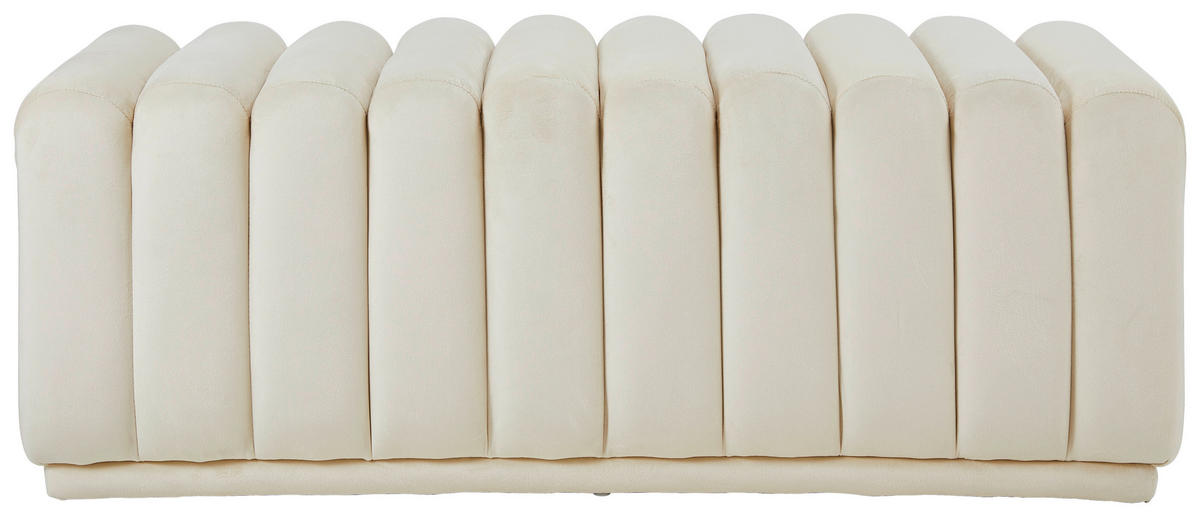 KLOP, kovina, tekstil bela  - črna/bela, Moderno, kovina/tekstil (113/42/48cm) - Carryhome