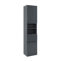 Dulap Înalt 40/180/35 cm  - grafit, Design, material pe bază de lemn (40/180/35cm) - Held
